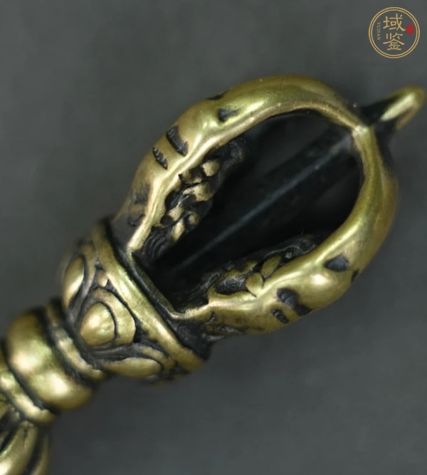 古玩銅器金剛杵真品鑒賞圖