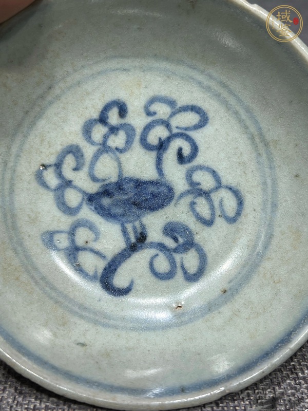 古玩陶瓷正德臥足盤真品鑒賞圖