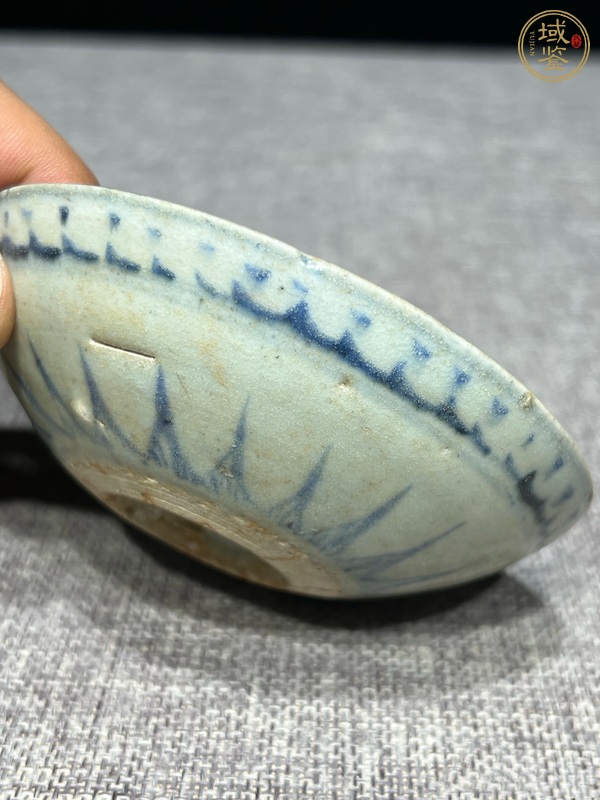 古玩陶瓷正德臥足盤真品鑒賞圖