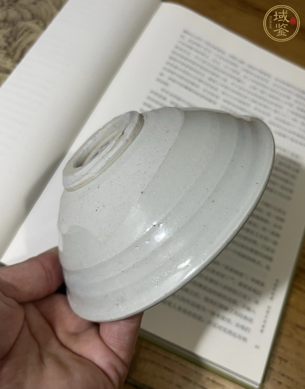 古玩陶瓷青白釉撇口碗真品鑒賞圖