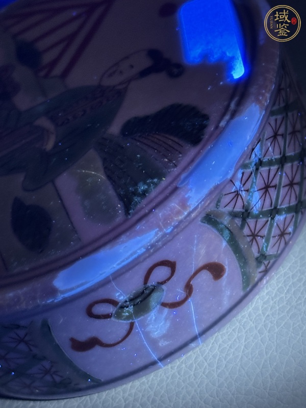 古玩陶瓷五彩人物節(jié)盒真品鑒賞圖