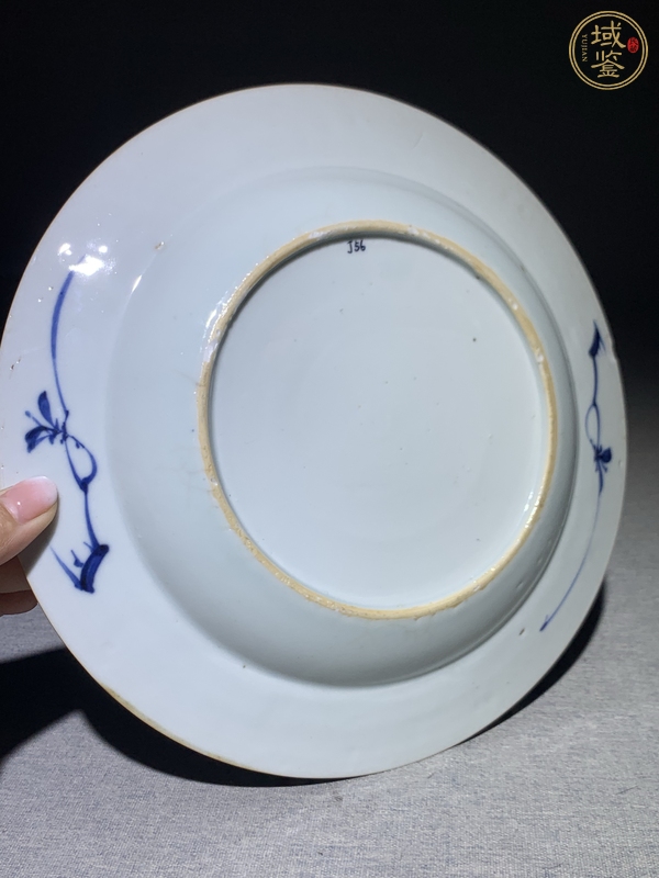 古玩陶瓷青花盤真品鑒賞圖