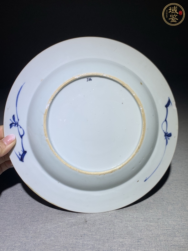 古玩陶瓷青花盤真品鑒賞圖