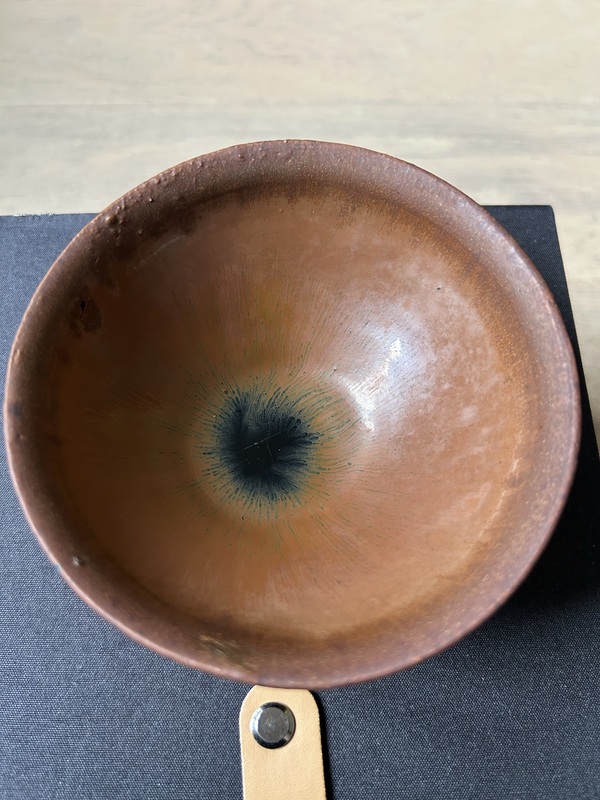 古玩陶瓷建窯柿紅釉茶盞拍賣,當前價格10000元