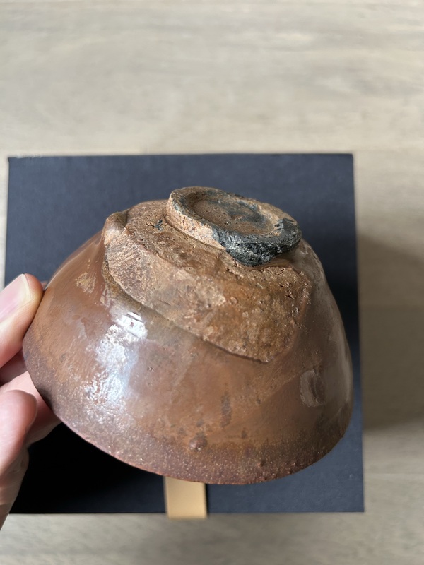 古玩陶瓷建窯柿紅釉茶盞拍賣,當前價格10000元