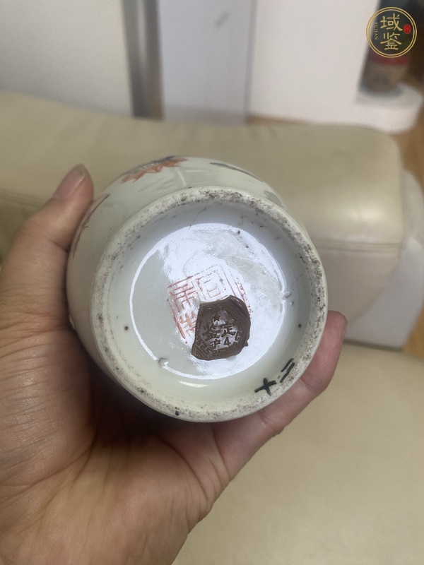 古玩陶瓷民國粉彩瓶真品鑒賞圖