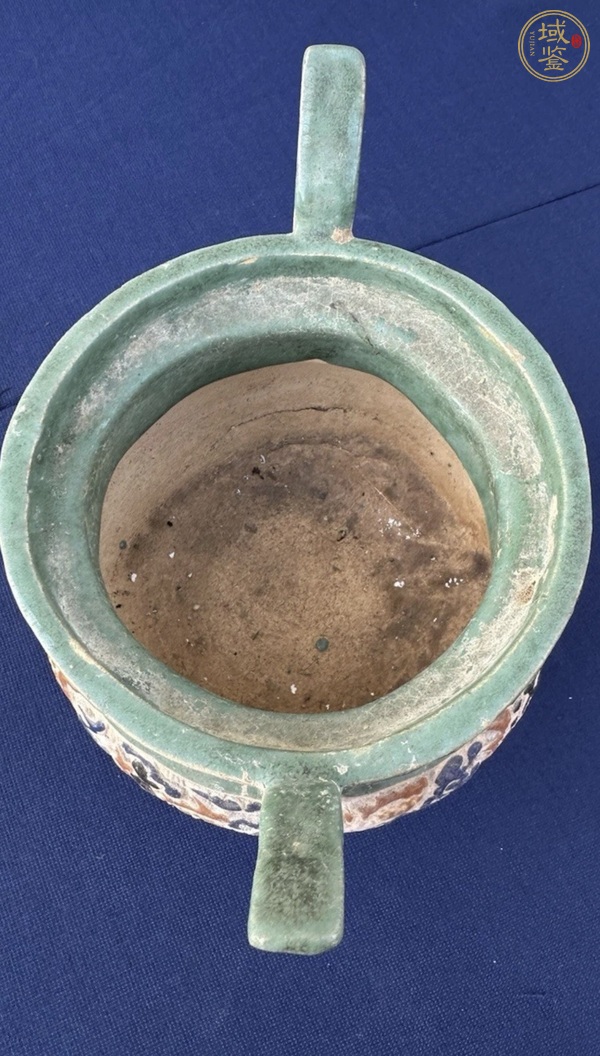 古玩陶瓷三足香爐真品鑒賞圖