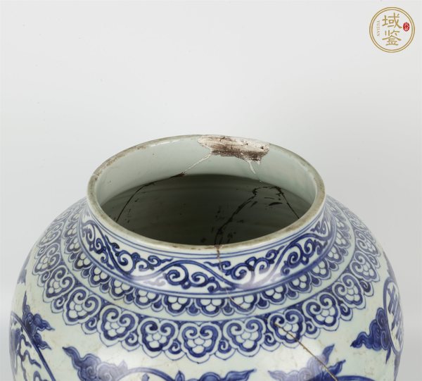 古玩陶瓷青花罐真品鑒賞圖