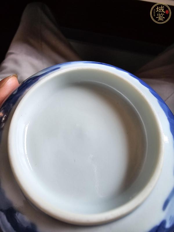 古玩陶瓷山水紋青花碗真品鑒賞圖