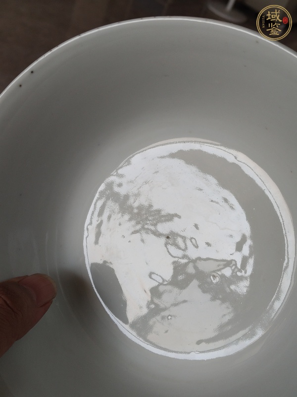 古玩陶瓷晚清青花云龍紋碗真品鑒賞圖