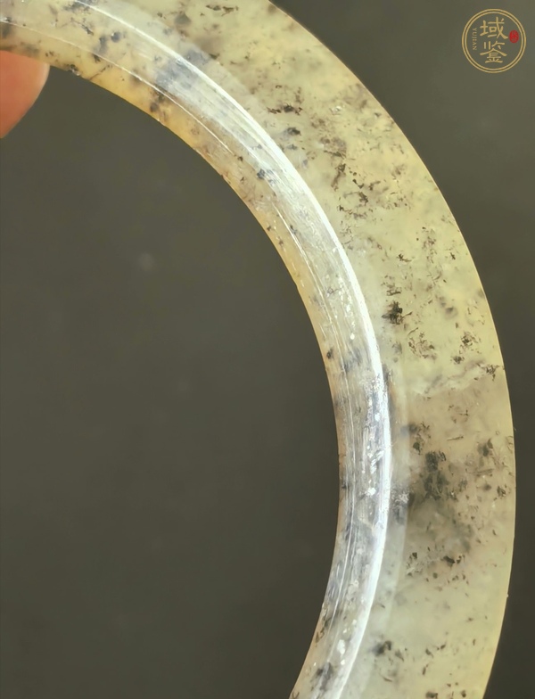 古玩玉器瑪瑙環真品鑒賞圖