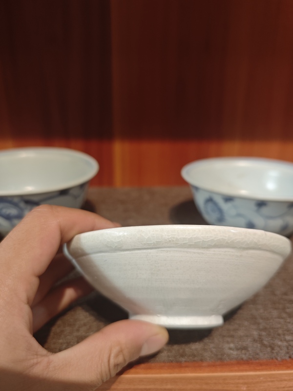 古玩陶瓷白釉唇口盞拍賣,當前價格2200元