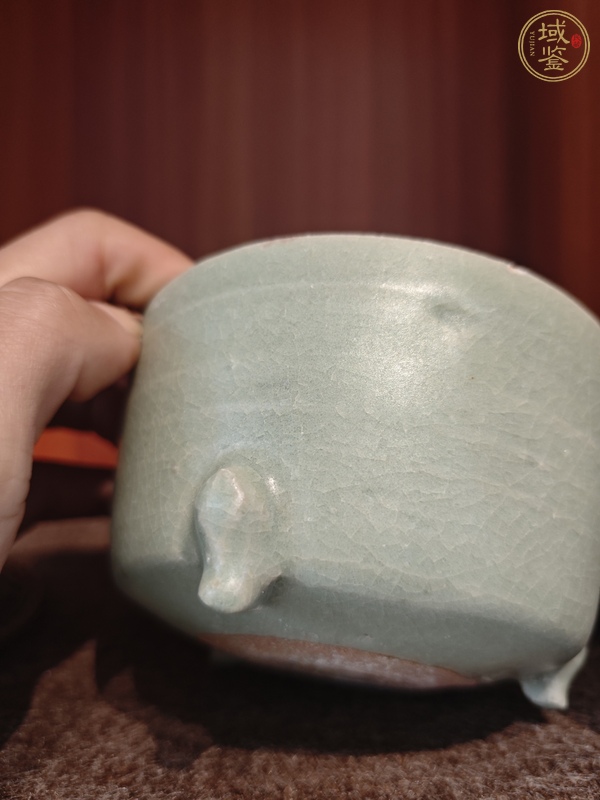 古玩陶瓷三足吊腳爐真品鑒賞圖