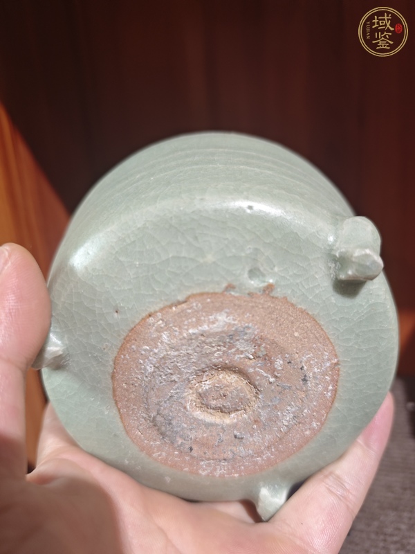 古玩陶瓷三足吊腳爐真品鑒賞圖