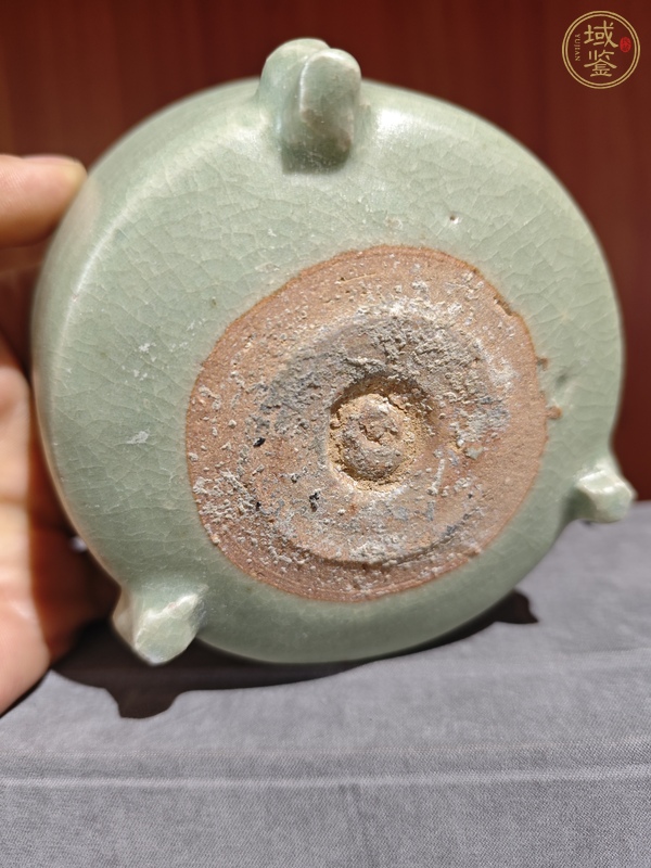 古玩陶瓷三足吊腳爐真品鑒賞圖