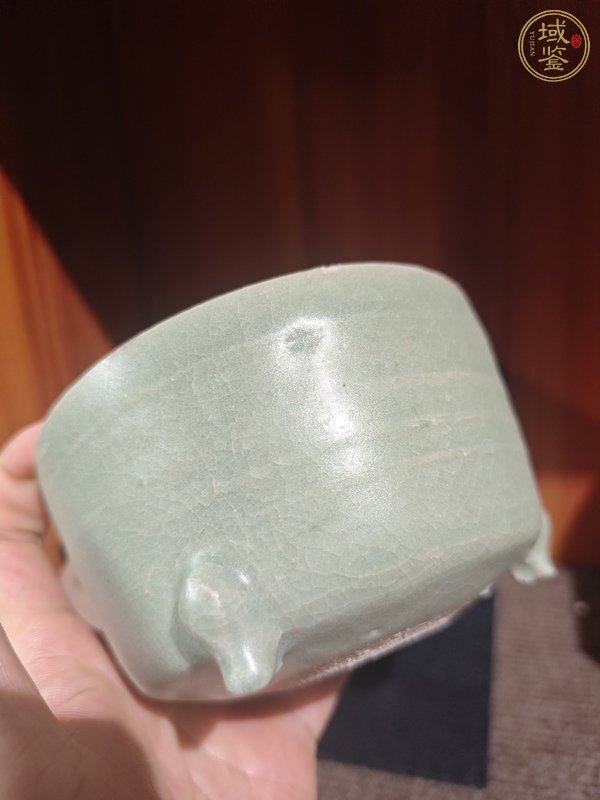 古玩陶瓷三足吊腳爐真品鑒賞圖