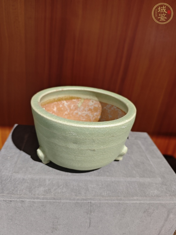 古玩陶瓷三足吊腳爐真品鑒賞圖