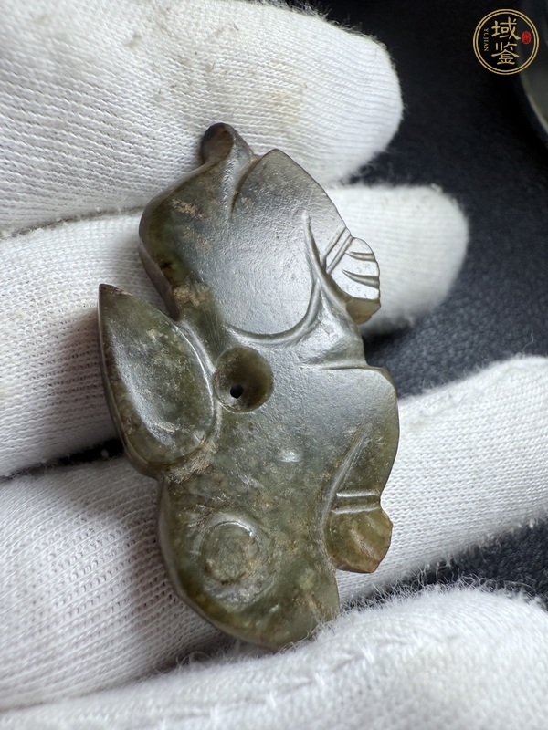 古玩做舊仿西周“玉兔”真品鑒賞圖