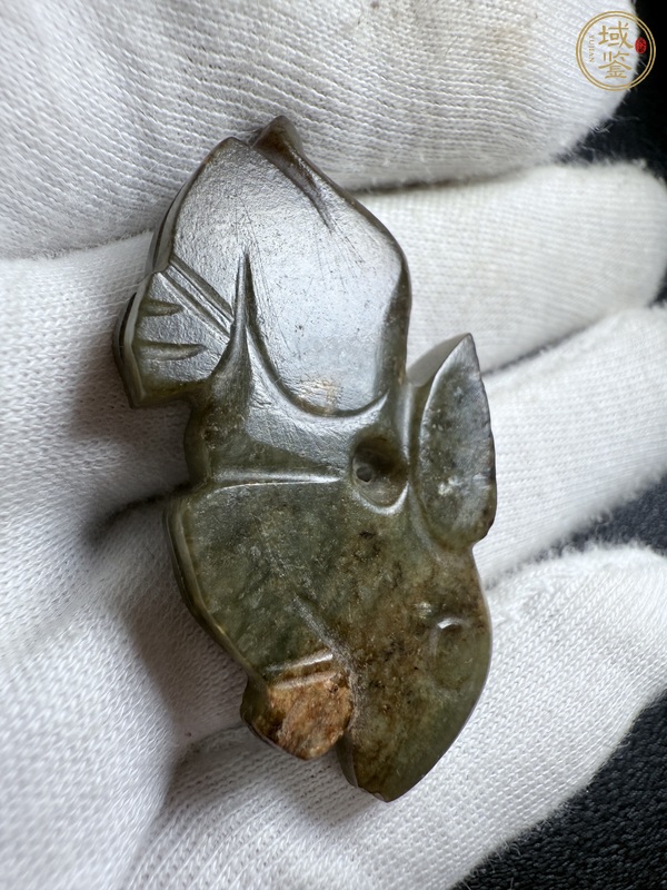 古玩玉器做舊仿西周“玉兔”真品鑒賞圖