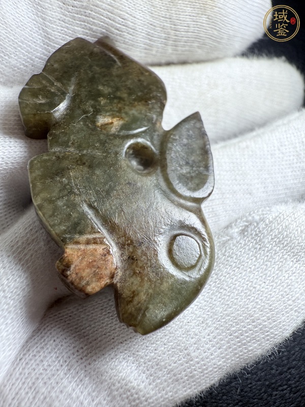 古玩玉器做舊仿西周“玉兔”真品鑒賞圖