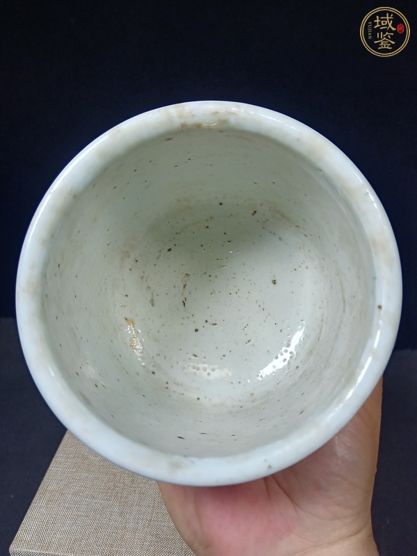 古玩陶瓷龍紋三足筒式香爐真品鑒賞圖