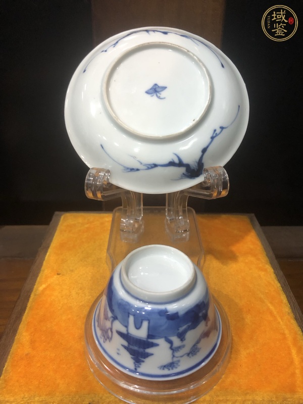 古玩陶瓷青花杯盤真品鑒賞圖