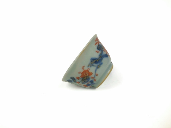 古玩陶瓷清康熙·青花描金加彩花鳥杯拍賣，當前價格66元