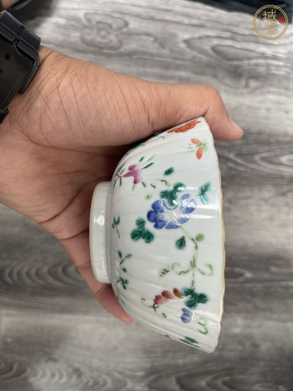 古玩飛黃騰達粉彩碗真品鑒賞圖