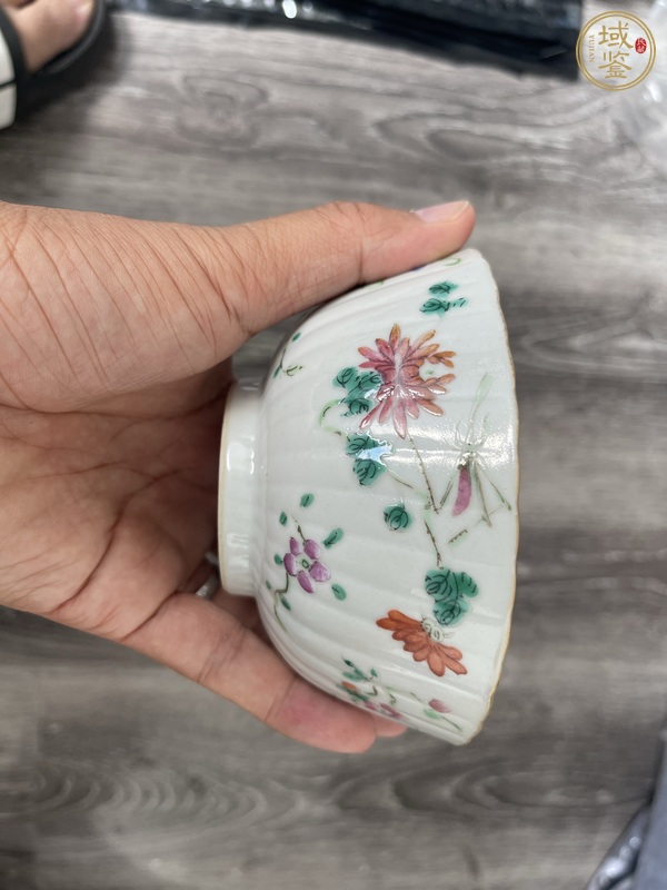 古玩陶瓷飛黃騰達粉彩碗真品鑒賞圖