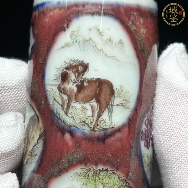 古玩陶瓷生肖紋鼻煙壺真品鑒賞圖