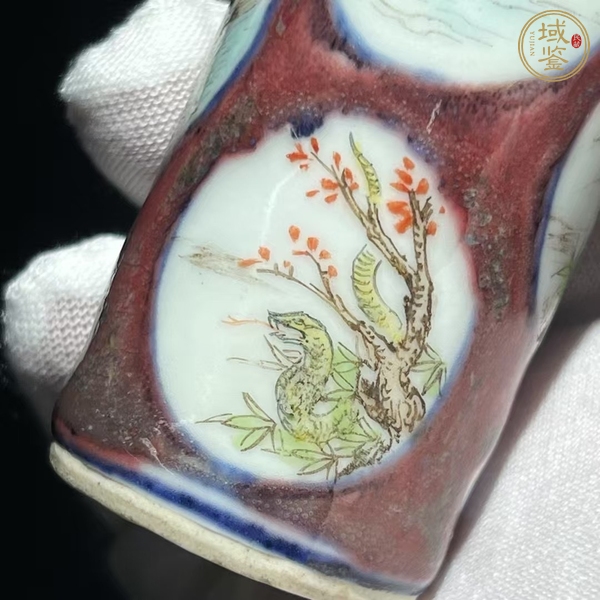 古玩陶瓷生肖紋鼻煙壺真品鑒賞圖