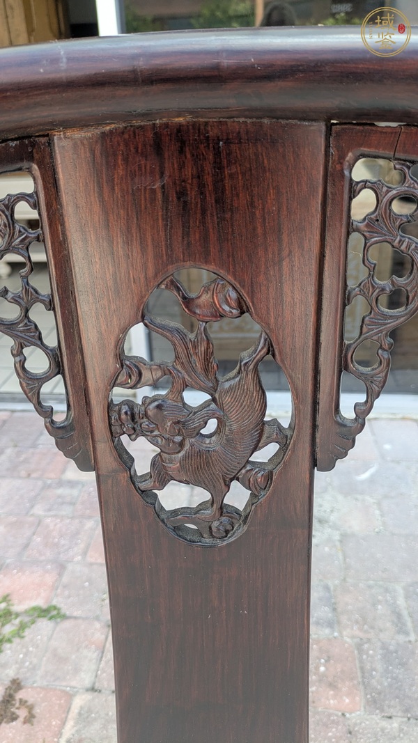 古玩雜項圈椅真品鑒賞圖