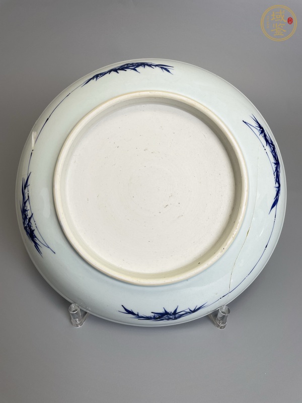 古玩陶瓷清康雍 極品青花福祿壽禧圖大盤真品鑒賞圖
