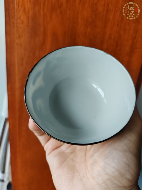 古玩陶瓷青花龍鳳紋茶碗真品鑒賞圖
