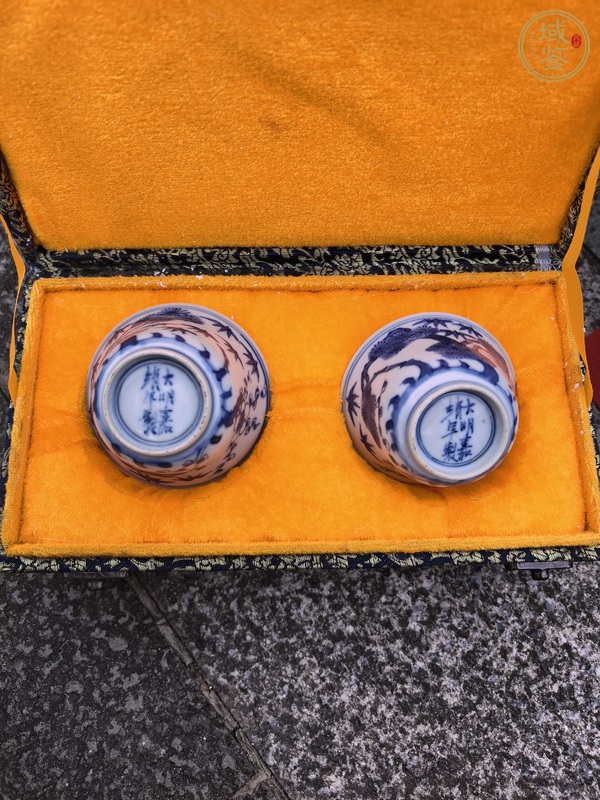 古玩陶瓷青花杯真品鑒賞圖