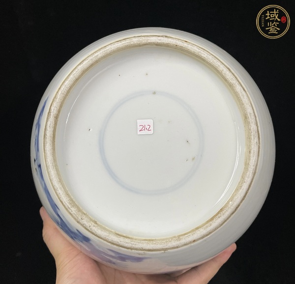 古玩陶瓷青花人物罐真品鑒賞圖