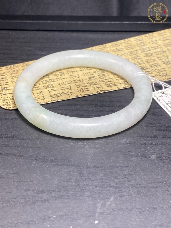 古玩玉器天然翡翠手鐲真品鑒賞圖