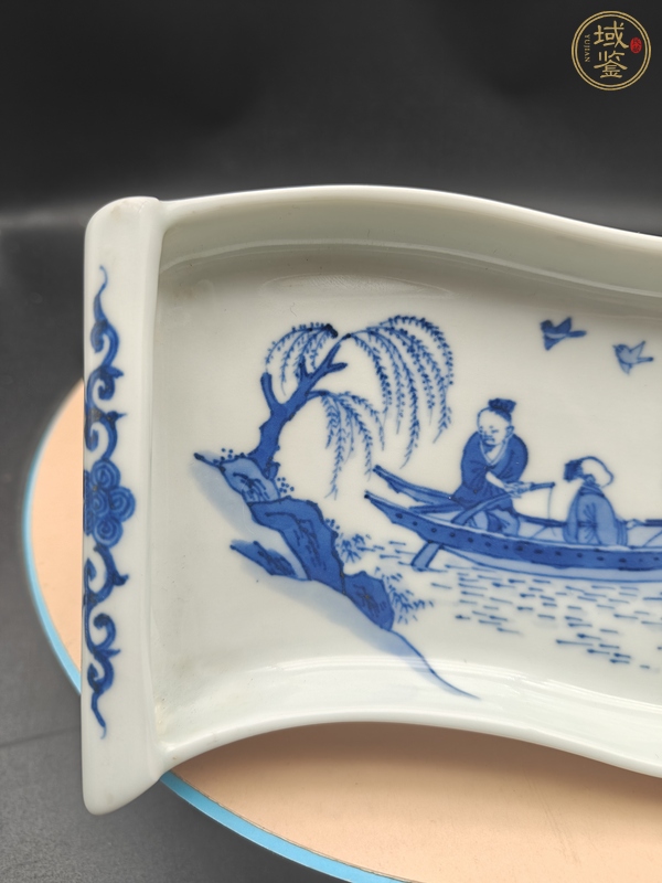 古玩陶瓷青花盤真品鑒賞圖