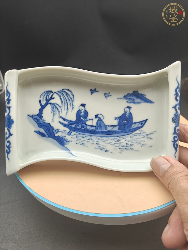 古玩陶瓷青花盤真品鑒賞圖