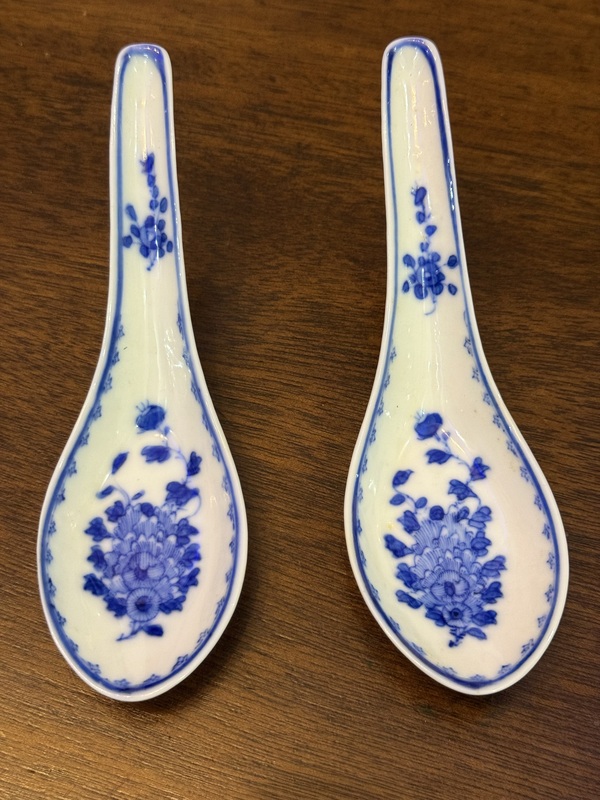 古玩轉賣清光緒 青花花卉紋勺拍賣，當前價格28000元