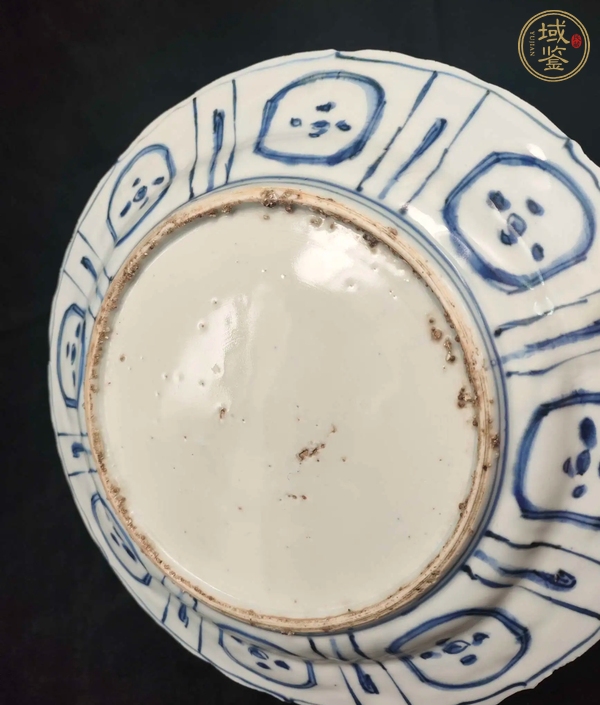 古玩萬歷青花盤真品鑒賞圖