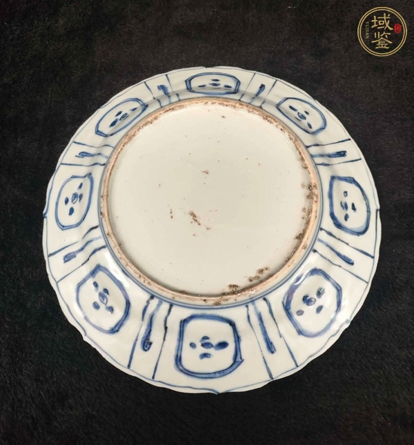 古玩陶瓷萬歷青花盤真品鑒賞圖