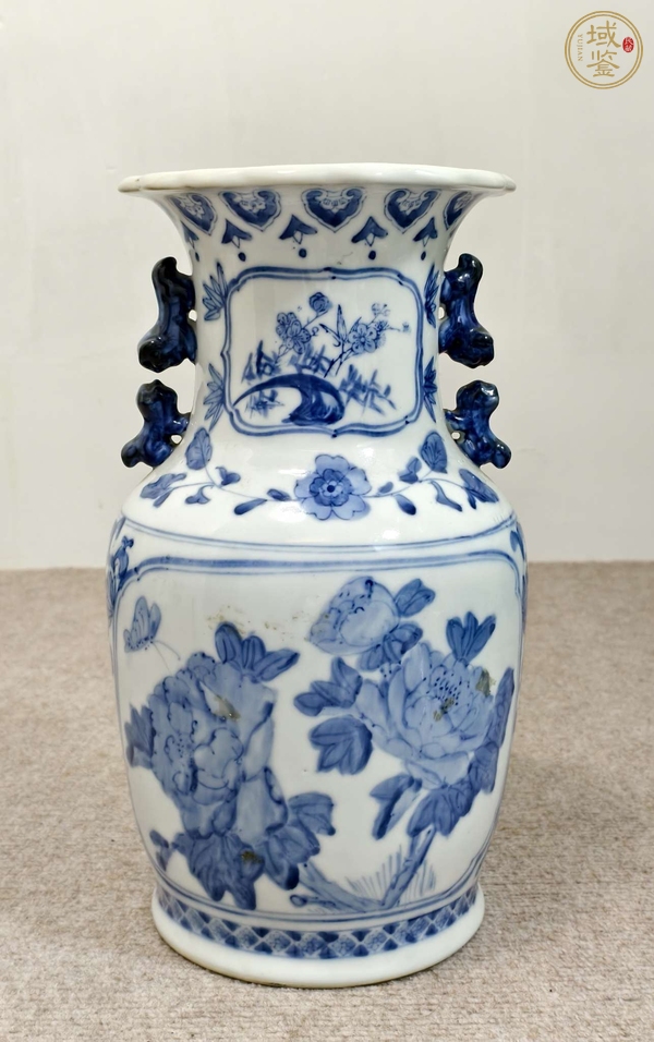 古玩陶瓷青花瓶真品鑒賞圖