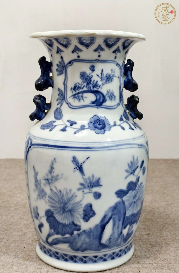 古玩陶瓷青花瓶真品鑒賞圖