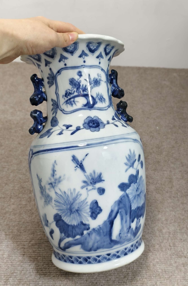 古玩陶瓷青花瓶拍賣，當前價格2000元