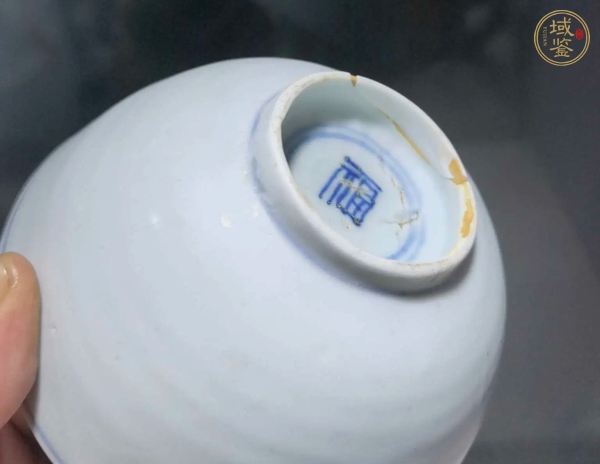 古玩陶瓷萬歷青花瓷碗真品鑒賞圖