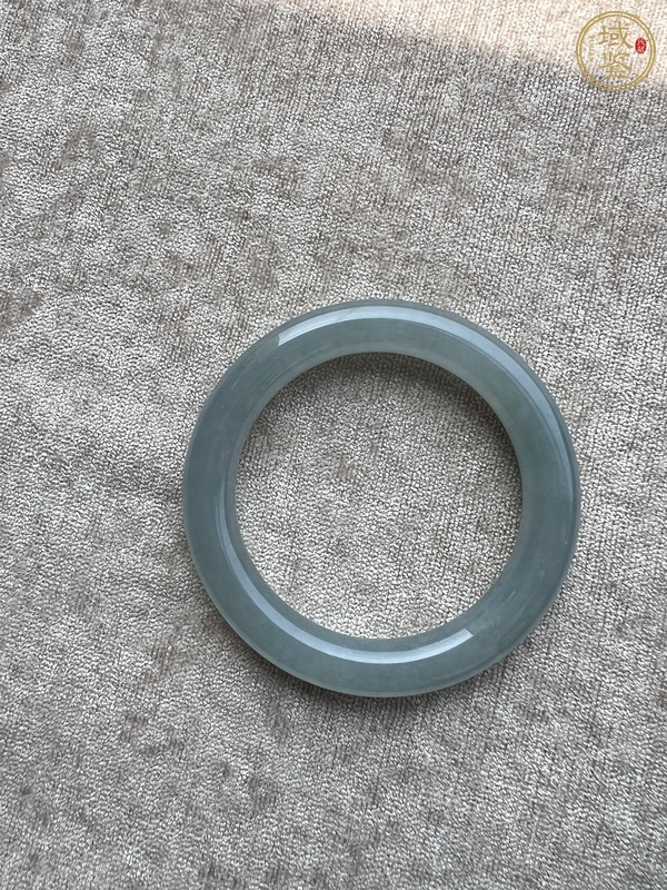 古玩玉器天然翡翠A貨手鐲真品鑒賞圖