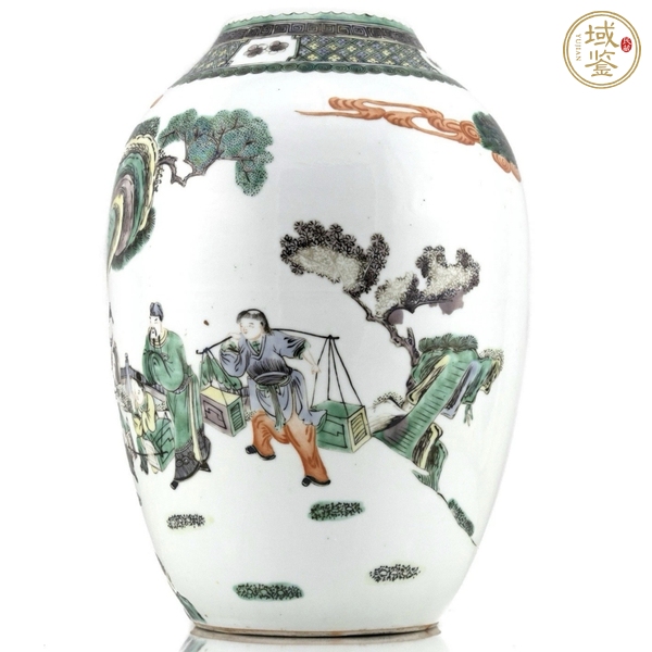 古玩陶瓷人物紋瓶真品鑒賞圖