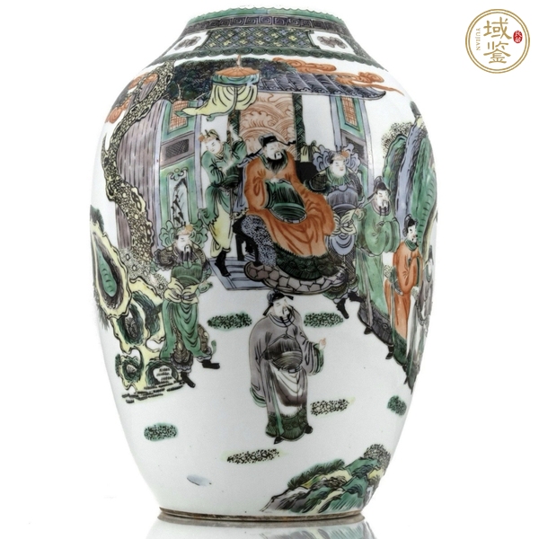 古玩陶瓷人物紋瓶真品鑒賞圖