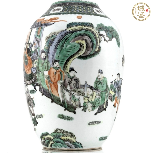 古玩陶瓷人物紋瓶真品鑒賞圖